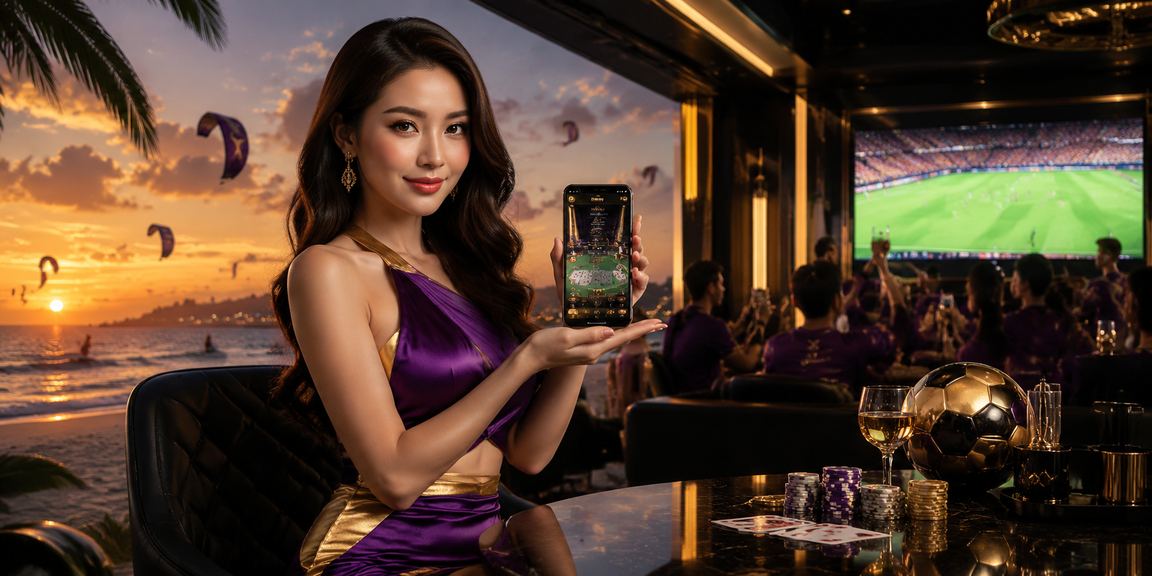 Người chơi bài truyền thống tại Mũi Né, khung cảnh biển xanh nắng vàng đặc trưng miền Nam Việt Nam